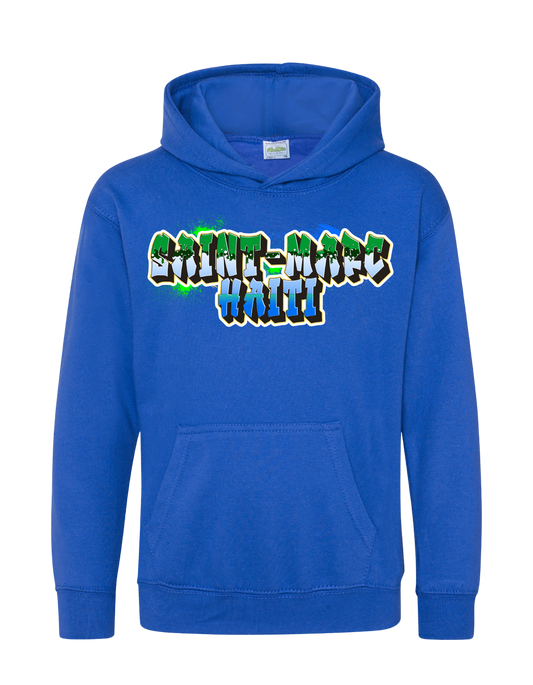 Saint-Marc, Haiti. Unisex Hoodie with Graffiti design!