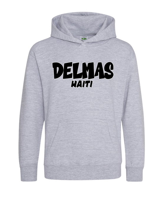 Delmas, Haiti. Unisex Hoodie with Lettering design!