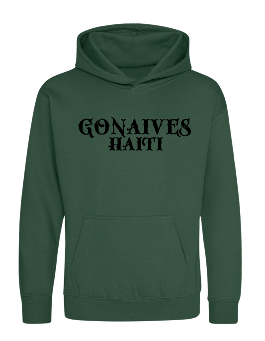 Gonaive, Haiti. Unisex Hoodie with Lettering design!