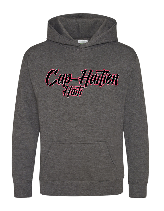 Cap-Haitien, Haiti. Unisex Hoodie with Lettering design!