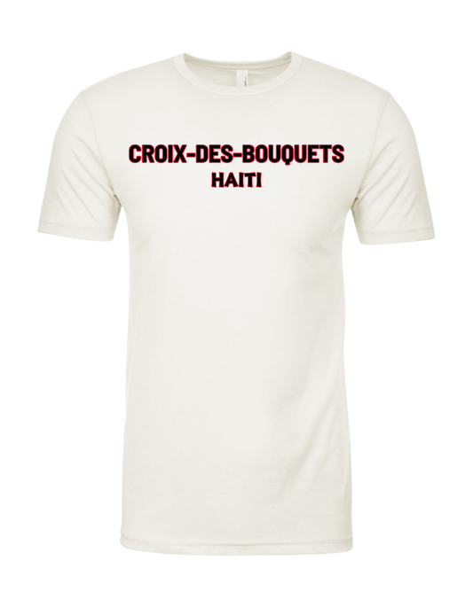 Croix-Des-Bouquets, Haiti. Unisex Premier T-shirt with Lettering design!