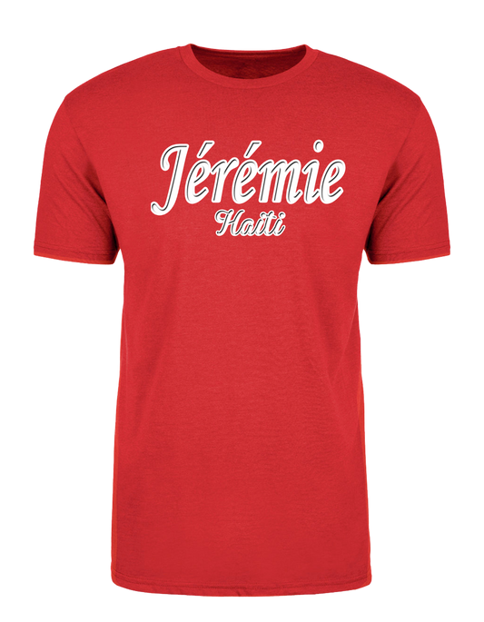 Jérémie, Haiti. Unisex Premier T-shirt with Lettering design!