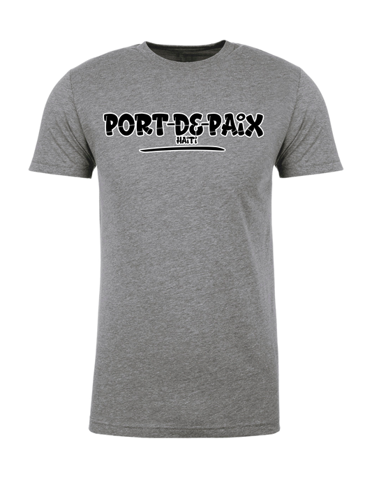 Port-de-Paix, Haiti. Unisex Premier T-shirt with Lettering design!