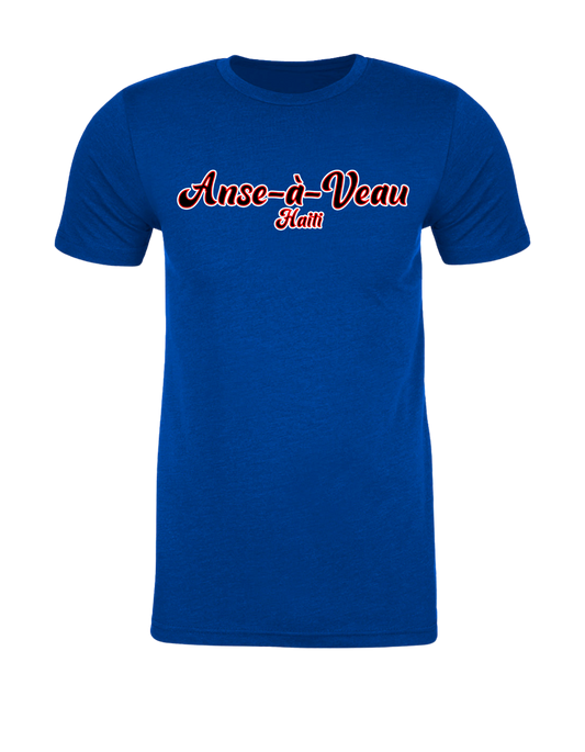 Anse-a-Veau, Haiti. Unisex Premier T-shirt with Lettering design!