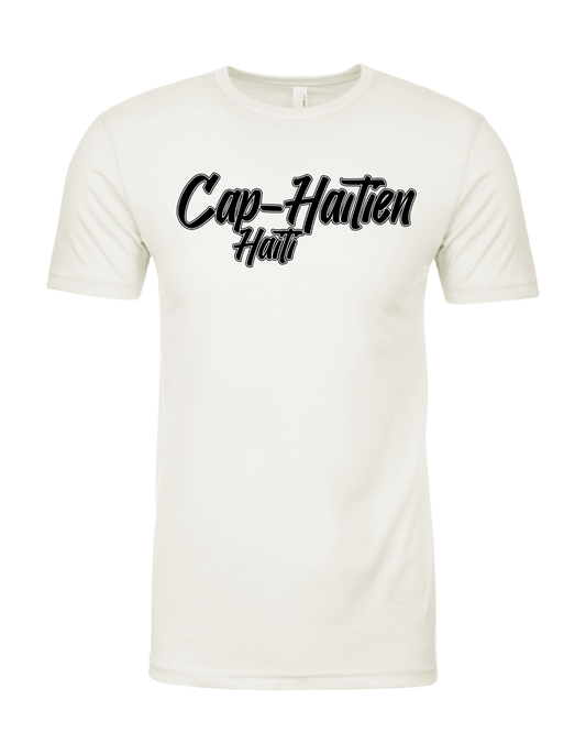 Cap-HAitien, Haiti. Unisex Premier T-shirt with Lettering design!