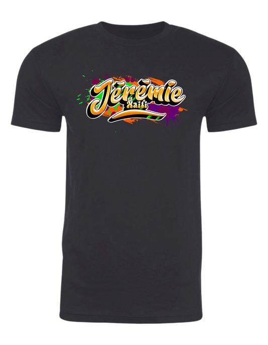 Jérémie, Haiti. Graffiti design Unisex Premium Tees!