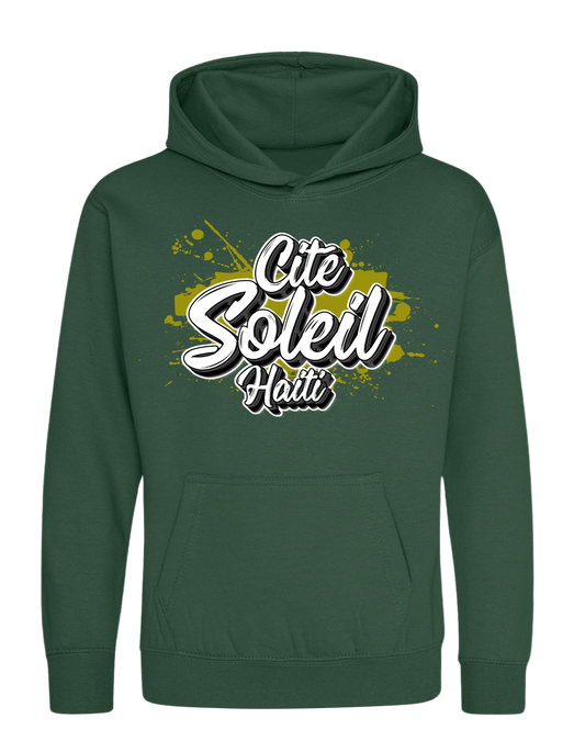 Cite Soleil, Haiti. Unisex Hoodie with Graffiti design!