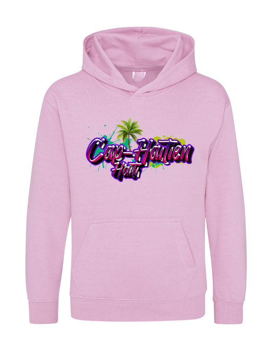 Cap-Haitien, Haiti. Unisex Hoodie with Graffiti design!