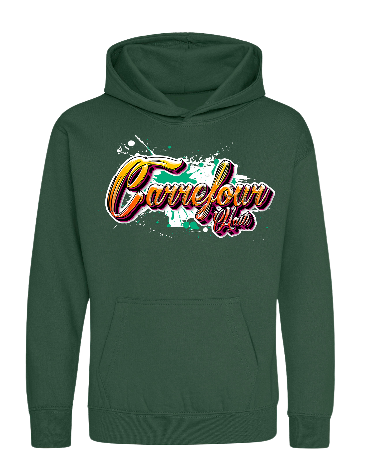 Carrefour, Haiti. Graffiti Unisex Hoodie!